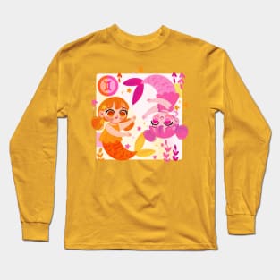 Gemini Mermaid Long Sleeve T-Shirt